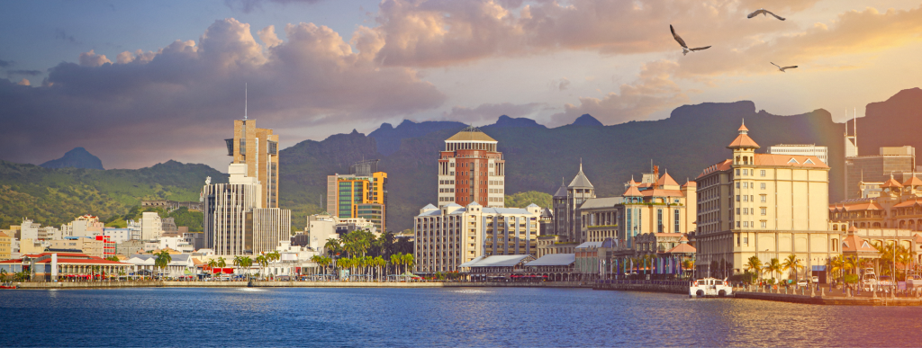Port Louis is the economic, cultural, and political centre as well the most populous city of Mauritius. Port Louis, Mauritius, 15 July 2019.